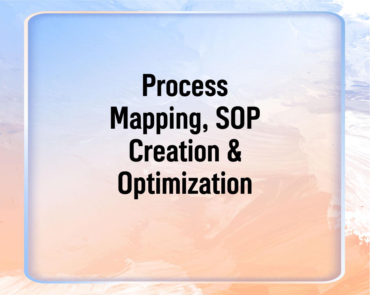 Process Mapping, SOP Creation & Optimization